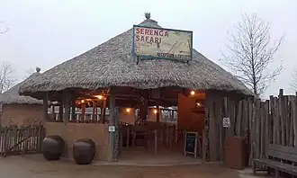 Entree naar de attractie