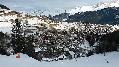 Serfaus in de winter