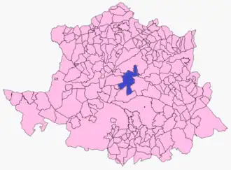 Kaart van Serradilla