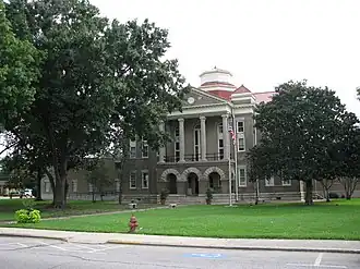 courthouse van Sharkey County in Rolling Fork