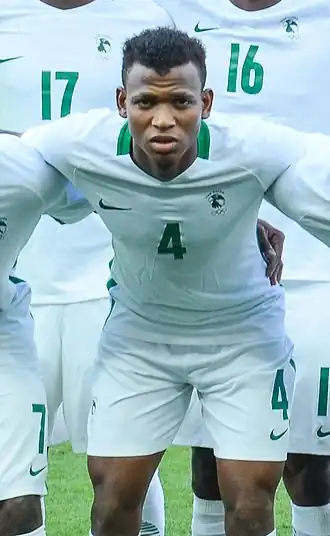 Abdullahi in 2016 als speler van Nigeria