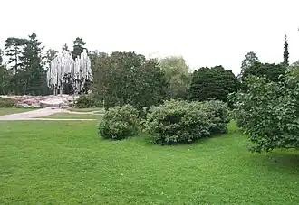 Sibeliuspark met monument op de achtergrond
