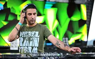 Sied van Riel op het Machac Festival, augustus 2009