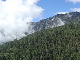 Sierra de los Cuchumatanes in de regio Huehuetenango