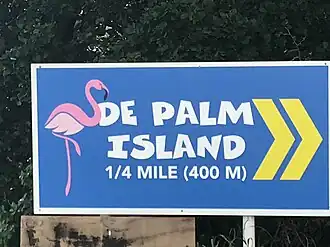 Routewijzer ter hoogte van Balashi