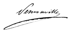 Handtekening van Sémonville