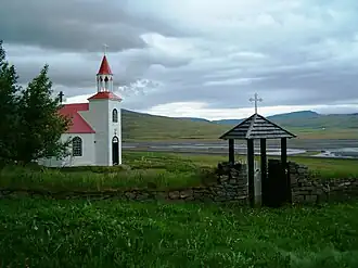 Het kerkje bij Silfrastaðir.