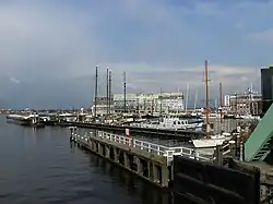 Silodam gezien vanaf Westerkeersluis