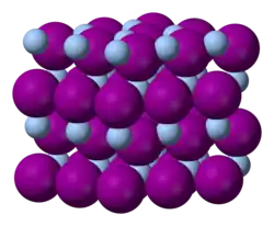 Structuur van zilverjodide