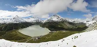 Het Silvretta-stuwmeer / Bielerhöhe