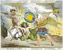 Sin, Death and the Devil - James Gillray