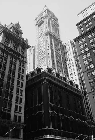 Singer Building in september 1967