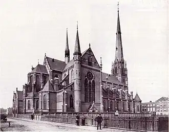 De Sint-Josephkerk rond 1890