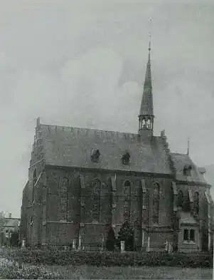 De Sint-Catharinakerk rond 1900