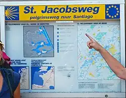 St. Jacobsweg in Thorn in Nederlands Limburg