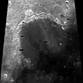 Sinus Iridum, satellietfoto gemaakt door de Clementine in 1994