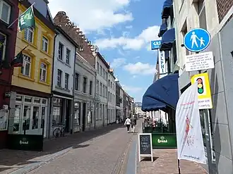 De Putstraat ter hoogte van de Plakstraat/Pullestraat