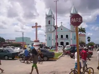Katholieke kerk Sant'ana e São Joaquim in het centrum van São José de Mipibu