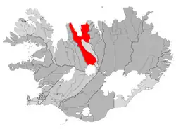 Ligging van Skagafjörður