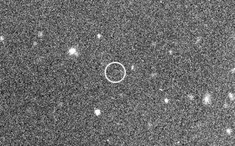 Drie opnamen van Skathi gemaakt met een tijdsinterval van ongeveer 90 minuten.