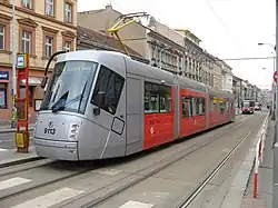 Tram van het type Škoda 14 T