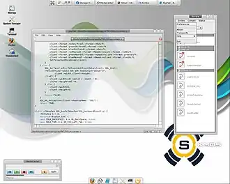 Schermfoto van SkyOS (2006)