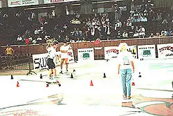 Parallelle oftewel tight slalom, WK, Münster 1987