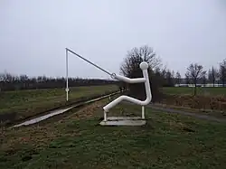 De visser, nabij de Slingeplas te Bredevoort