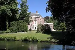 Bezien vanuit het park