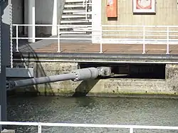 Trek-duwstang van de panamawielaandrijving - Sluis Hagestein