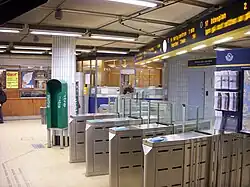 toegang tot de perrons