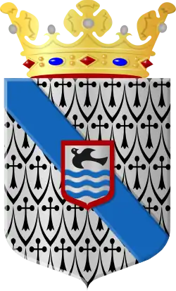 Het wapen van het waterschap Smilde