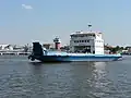 De veerboot tussen Smiltynė en Klaipėda