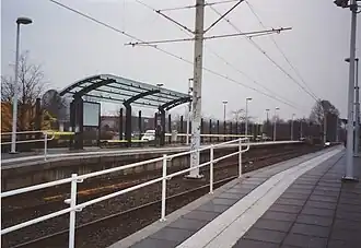 Sneltramhalte Zuilenstein in Nieuwegein.