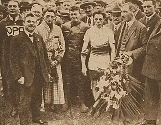 Jan Snoek, Léon Didier en Robert Grassin in 1925