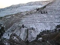 Sneeuw op de Olympus