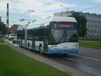 Solaris Trollino 18AC in Tallinn in Estland