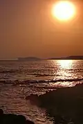 Zonsondergang op de rede van Alghero