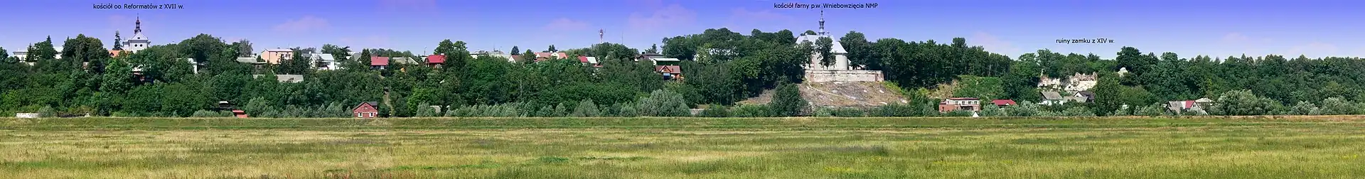 Uitzicht op Solec nad Wisłą