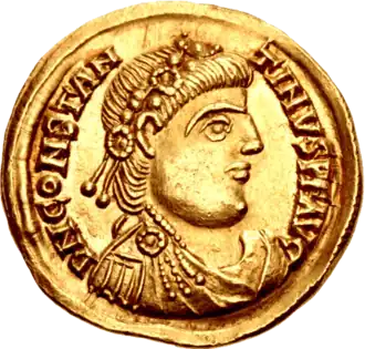 Gouden munt van Constantijn III