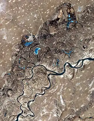 Songhua, net ten oosten van Harbin