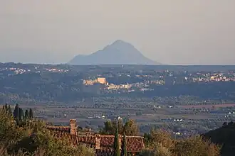 zicht vanuit het noorden