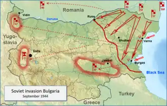 Sovjet-inval in Bulgarije