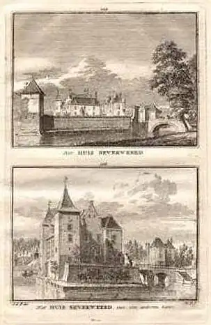 Kasteel Beverweerd: Kopergravures van Hendrik Speelman naar tekeningen van Jan de Beijer (1745)