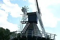 De windroos van de molen