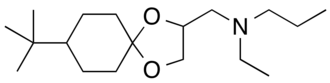 Structuurformule van spiroxamine
