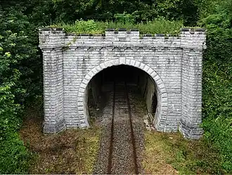 de tunnel van Spontin