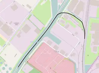 Spoorboog Coevorden op de kaart