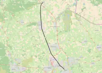 Spoorlijn Mariënberg - Almelo op de kaart