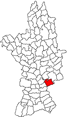 Kaart van Sprâncenata